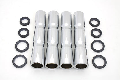 Chrome Lower Pushrod Cover Set