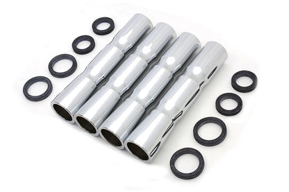Chrome Lower Pushrod Cover Set