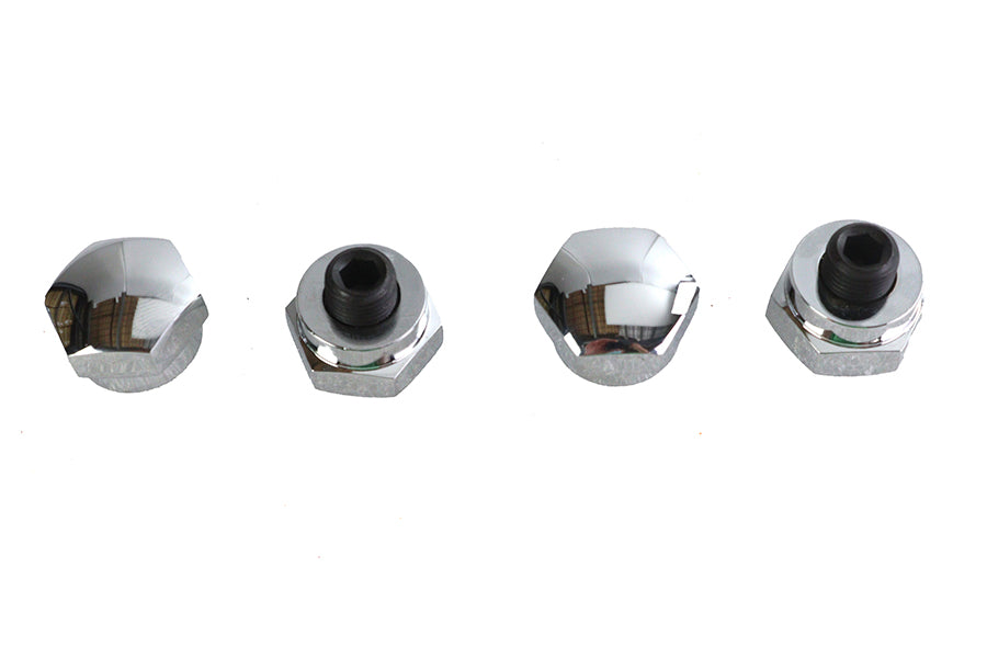 Chrome Rocker Shaft End Plug