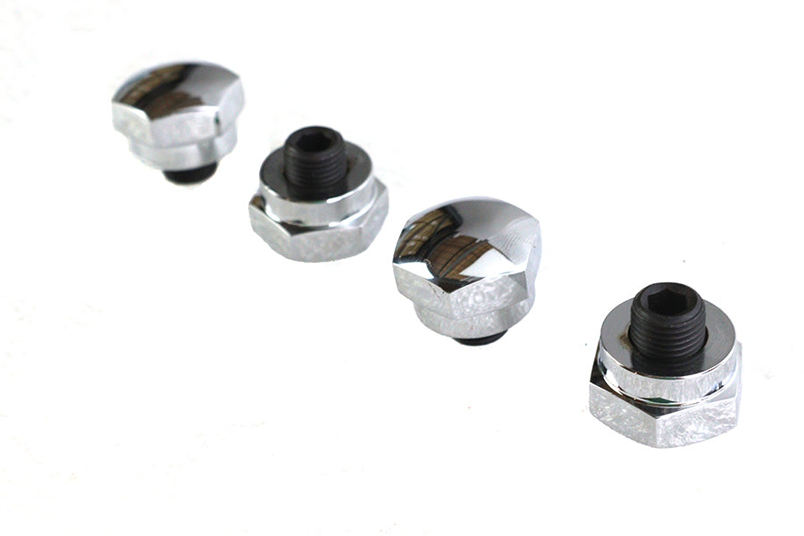 Chrome Rocker Shaft End Plug