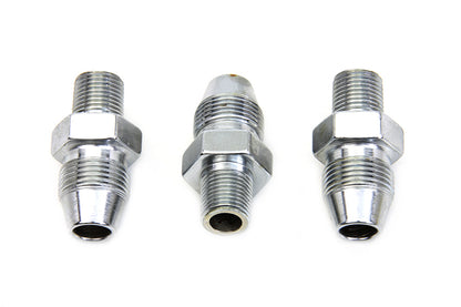 Chrome Oil Line Fitting