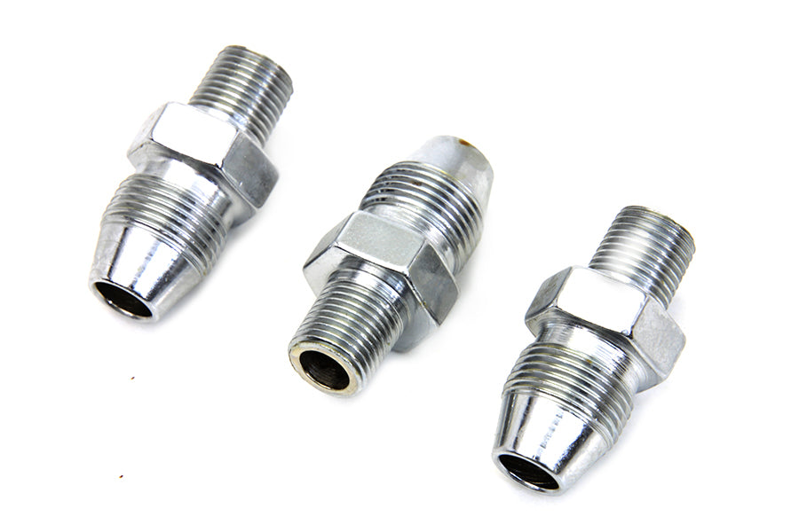 Chrome Oil Line Fitting