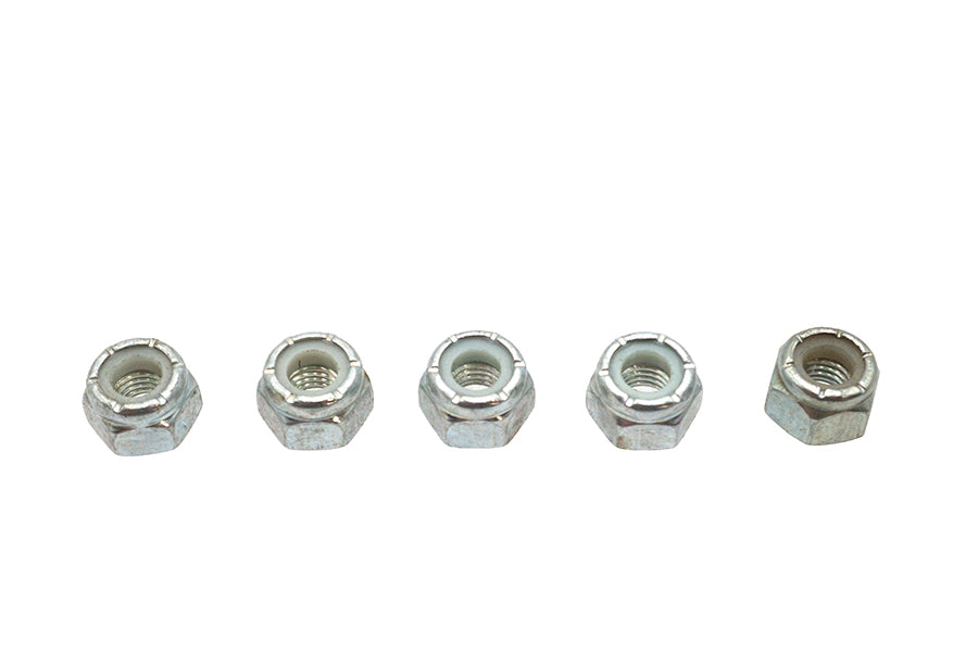 Zinc Plated Hex Nuts 1/4-28 Nyloc