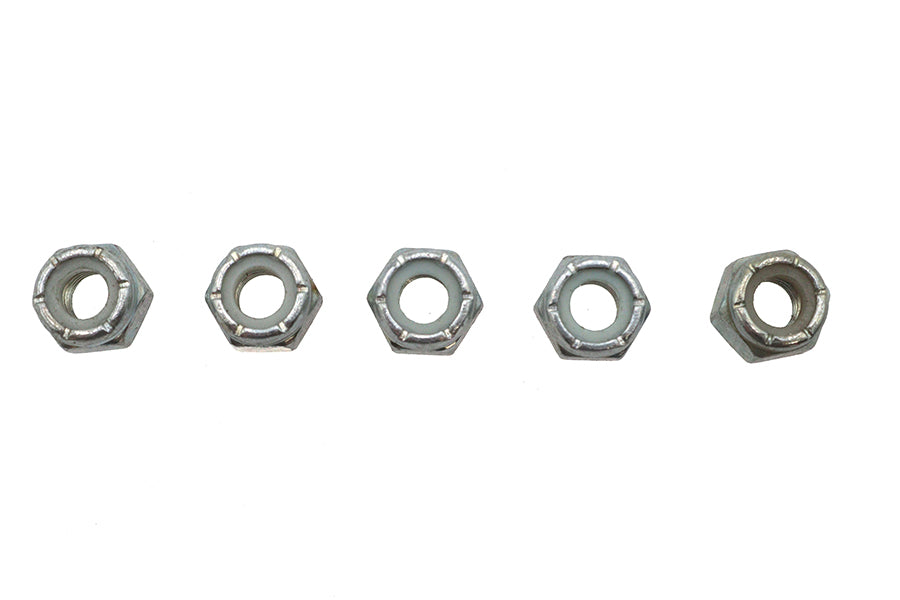 Zinc Plated Hex Nuts 1/4-28 Nyloc