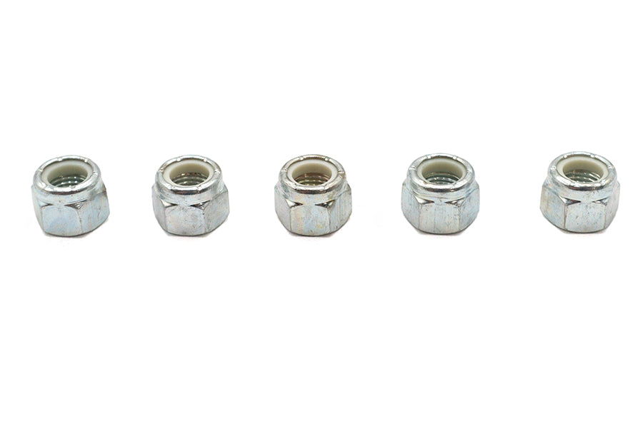Zinc Plated Hex Nuts 3/8-24 Nyloc