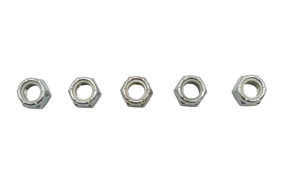 Zinc Plated Hex Nuts 3/8-24 Nyloc