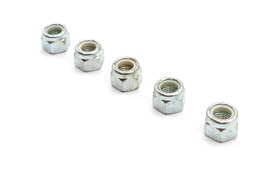 Zinc Plated Hex Nuts 3/8-24 Nyloc