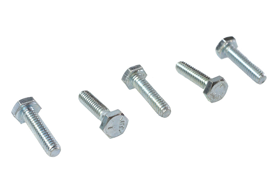 Hex Cap Bolts Zinc 1/4-20 x 1