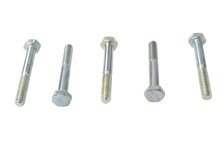 Hex Cap Bolts Zinc 1/4 X 2