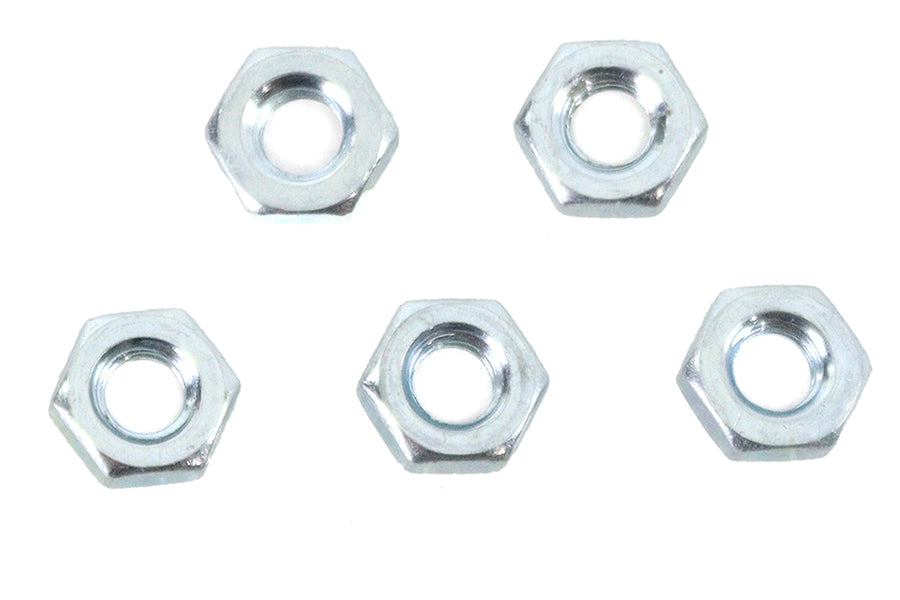 Zinc Plated 1/4-20 Hex Jam Nuts
