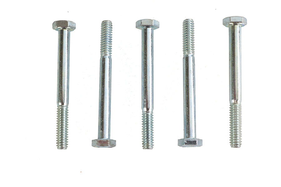 Zinc Hex Cap Bolts 1/4-20 x 2-1/2
