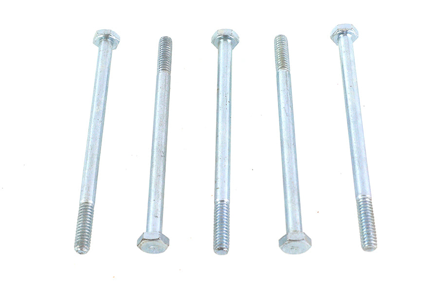 Zinc Hex Cap Bolts 1/4-20 x 4