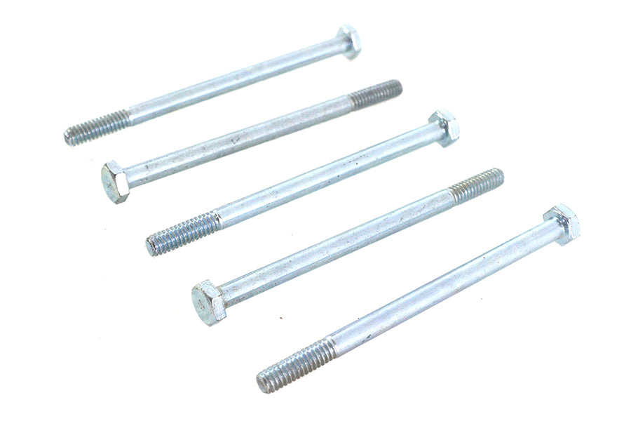 Zinc Hex Cap Bolts 1/4-20 x 4