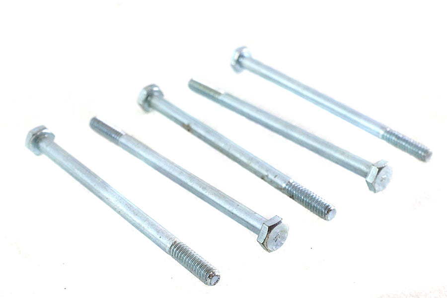 Zinc Hex Cap Bolts 1/4-20 x 4