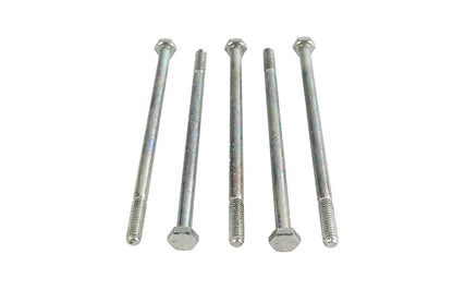 Zinc Hex Cap Bolts 1/4-20 x 5-1/4