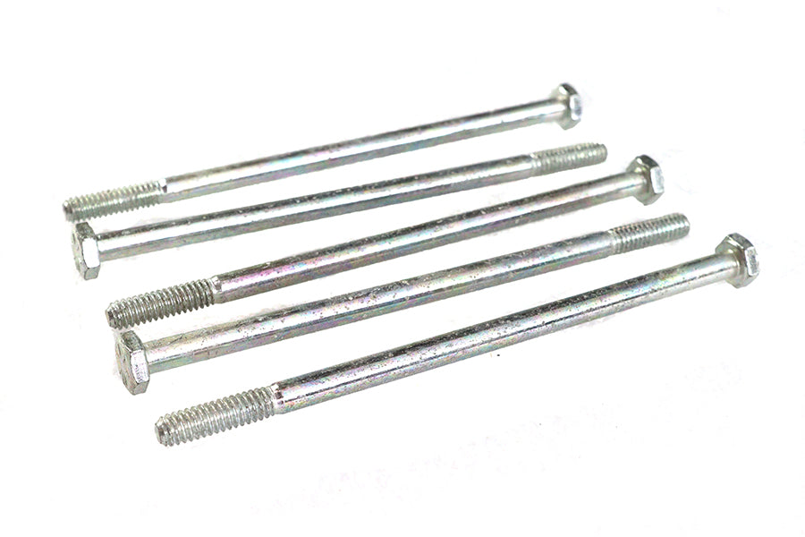 Zinc Hex Cap Bolts 1/4-20 x 5-1/4