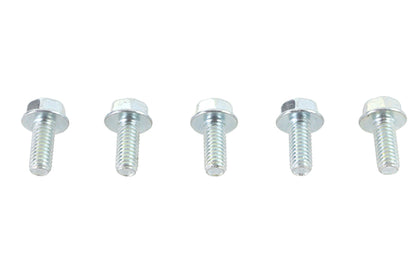 Zinc Hex Flange Screws 5/16-18 x 5/8