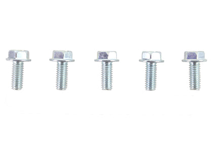 Zinc Hex Flange Screws 5/16-18 x 5/8