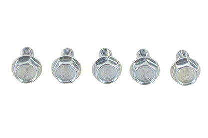Zinc Hex Flange Screws 5/16-18 x 5/8