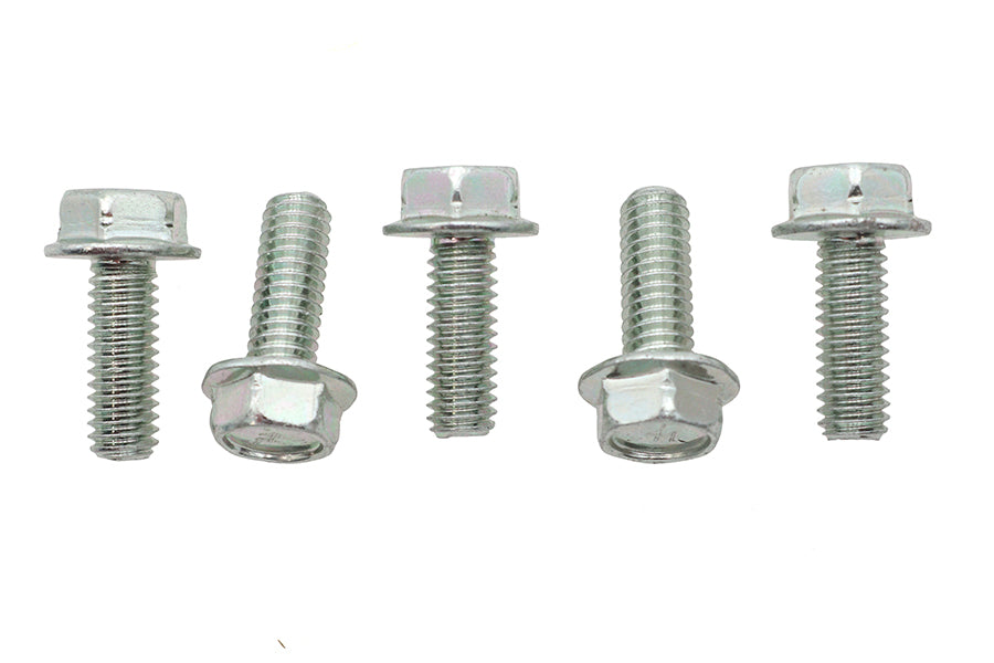 Zinc Hex Flange Screws 5/16-18 x 7/8