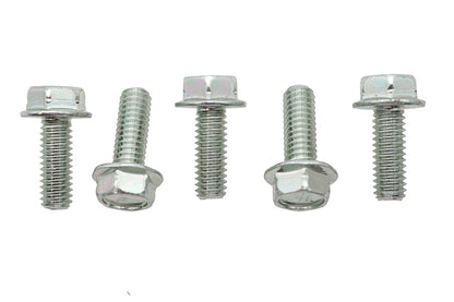 Zinc Hex Flange Screws 5/16-18 x 7/8