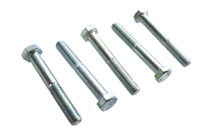 Zinc Hex Cap Bolts 5/1618 x 2-1/4