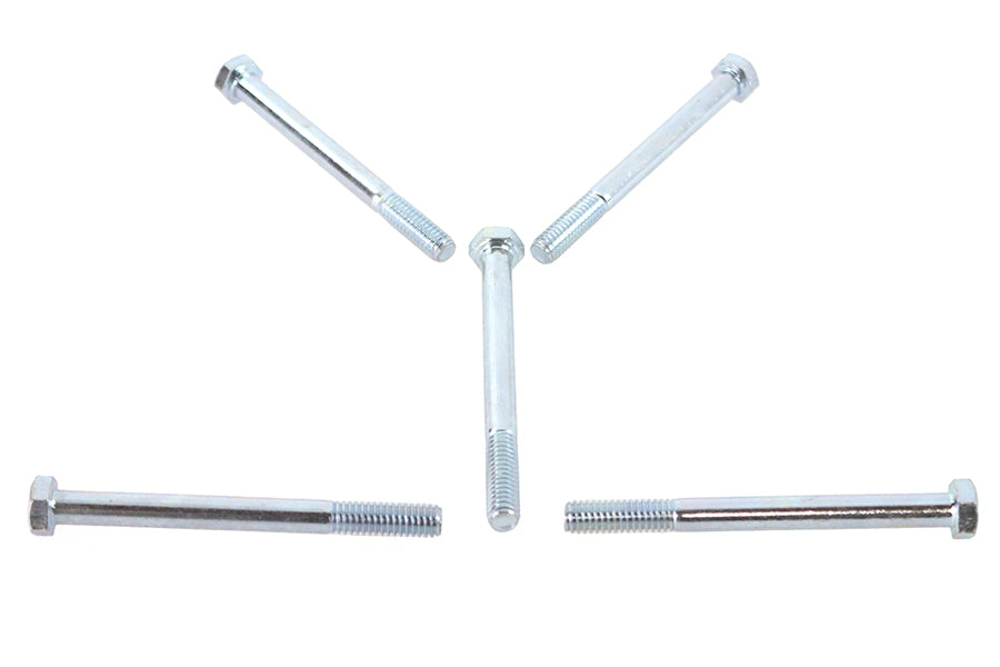 Zinc Hex Cap Bolts 5/16-18 x 3-1/2