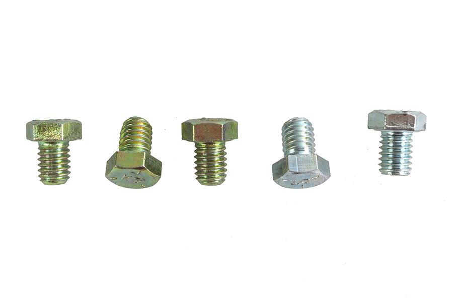 Zinc Hex Cap Bolts 3/8-16 x 1/2