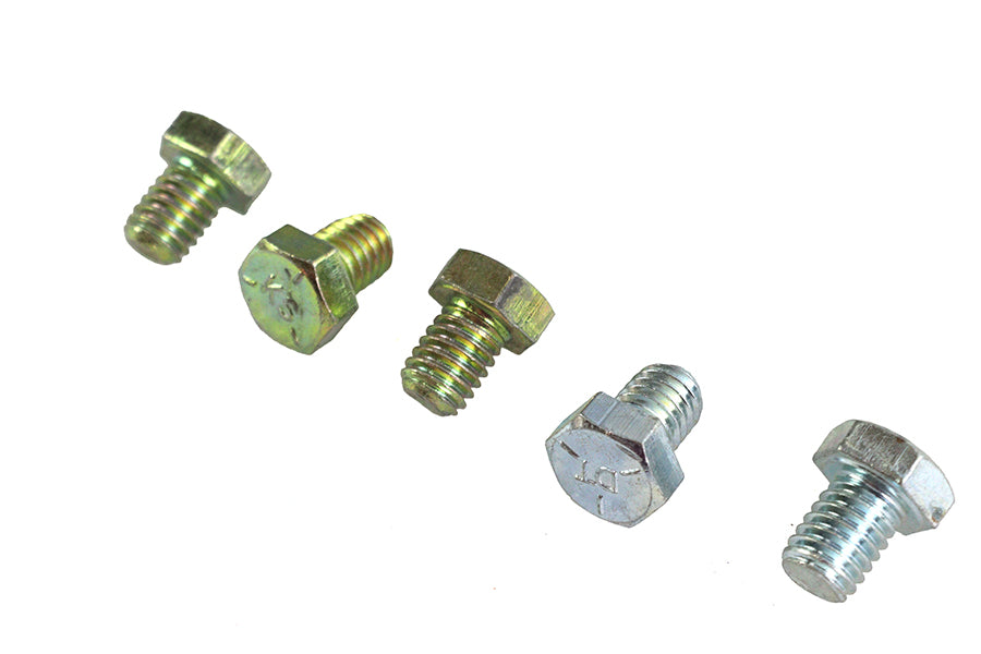 Zinc Hex Cap Bolts 3/8-16 x 1/2