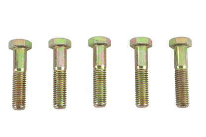 Zinc Hex Cap Bolts 1/2-13 x 2-1/4