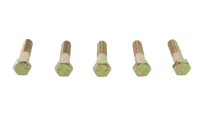 Zinc Hex Cap Bolts 1/2-13 x 2-1/4