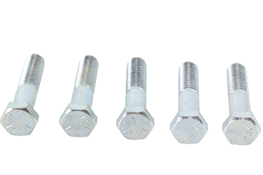 Zinc Hex Cap Bolts 1/2-13 x 2-1/2