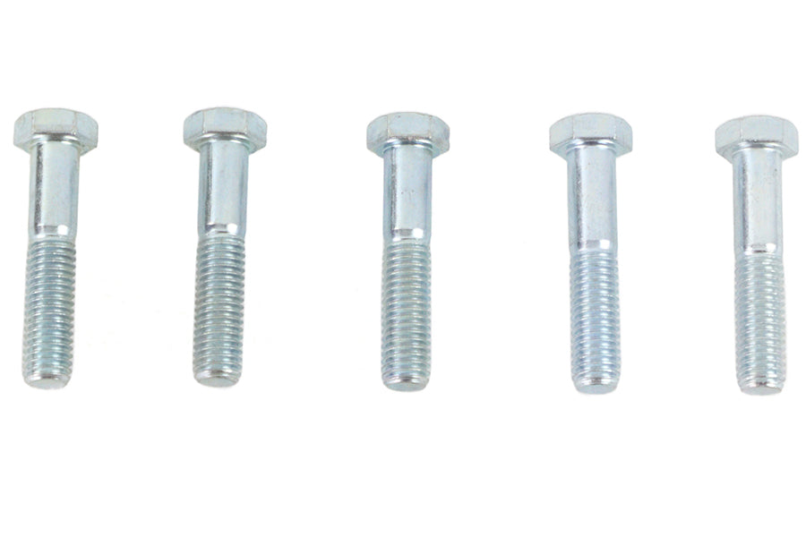 Zinc Hex Cap Bolts 1/2-13 x 2-1/2