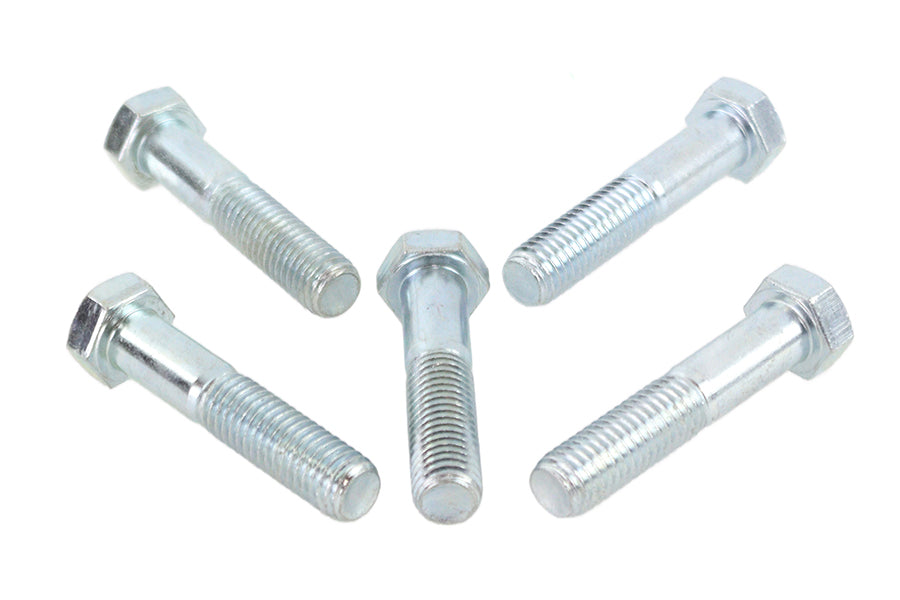 Zinc Hex Cap Bolts 1/2-13 x 2-1/2