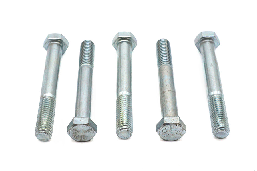 Zinc Hex Cap Bolts 1/2-13 x 3-5/8