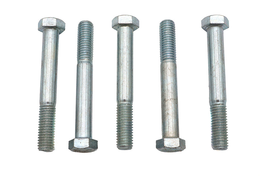 Zinc Hex Cap Bolts 1/2-13 x 3-5/8