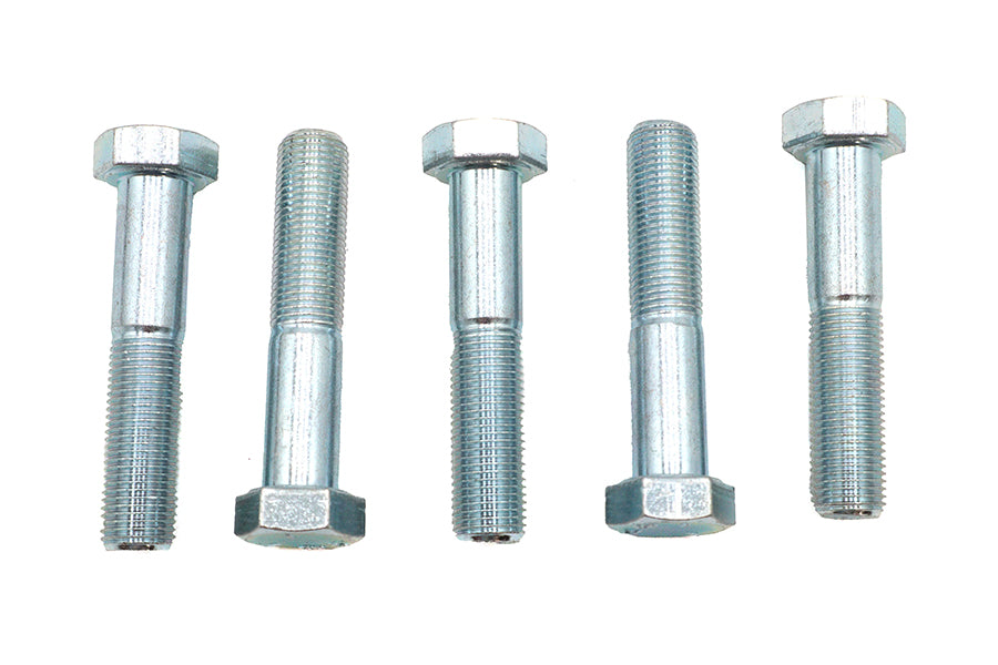 Zinc Hex Cap Bolts 1/4-28 x 1/2