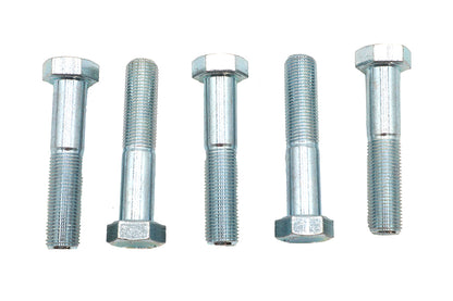 Zinc Hex Cap Bolts 1/4-28 x 1/2