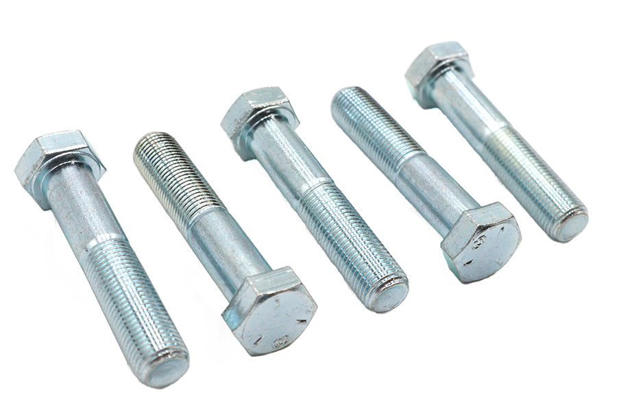 Zinc Hex Cap Bolts 1/4-28 x 1/2
