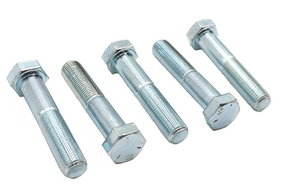 Zinc Hex Cap Bolts 1/4-28 x 1/2