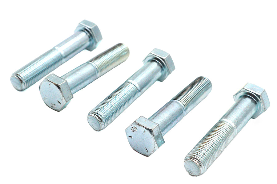 Zinc Hex Cap Bolts 1/4-28 x 1/2