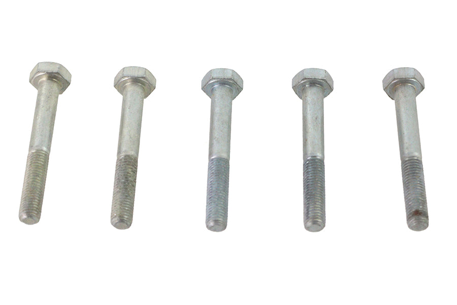 Zinc Hex Cap Bolts 1/4-28 x 1-7/8