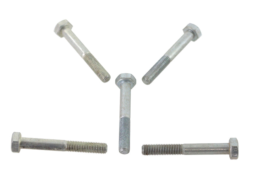 Zinc Hex Cap Bolts 1/4-28 x 1-7/8