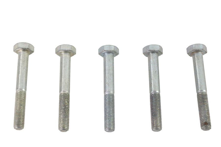 Zinc Hex Cap Bolts 1/4-28 x 1-7/8