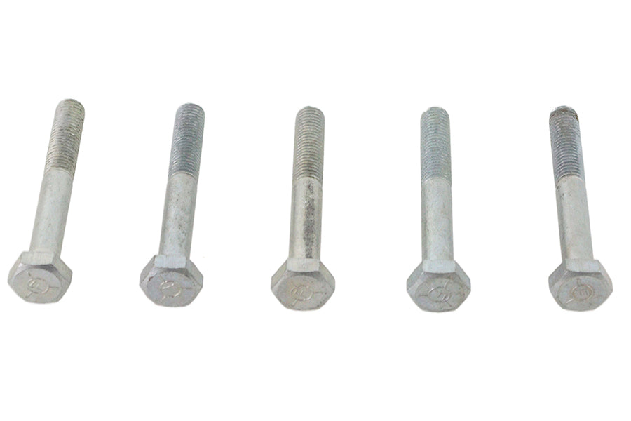 Zinc Hex Cap Bolts 1/4-28 x 1-7/8