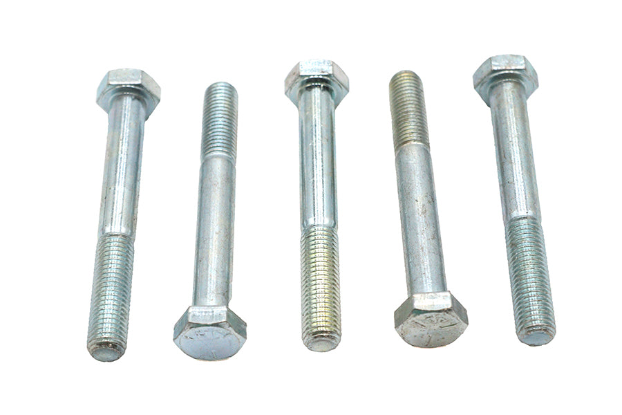 Zinc Hex Cap Bolts 5/16-24 x 2-1/2