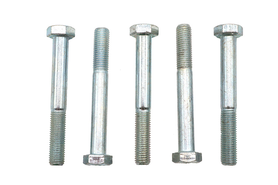 Zinc Hex Cap Bolts 5/16-24 x 2-1/2