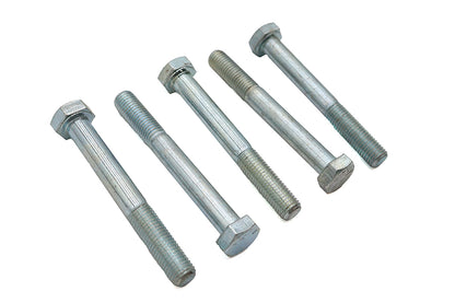 Zinc Hex Cap Bolts 5/16-24 x 2-1/2