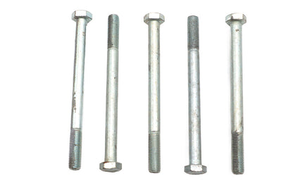 Zinc Hex Cap Bolts 5/16-24 x 4