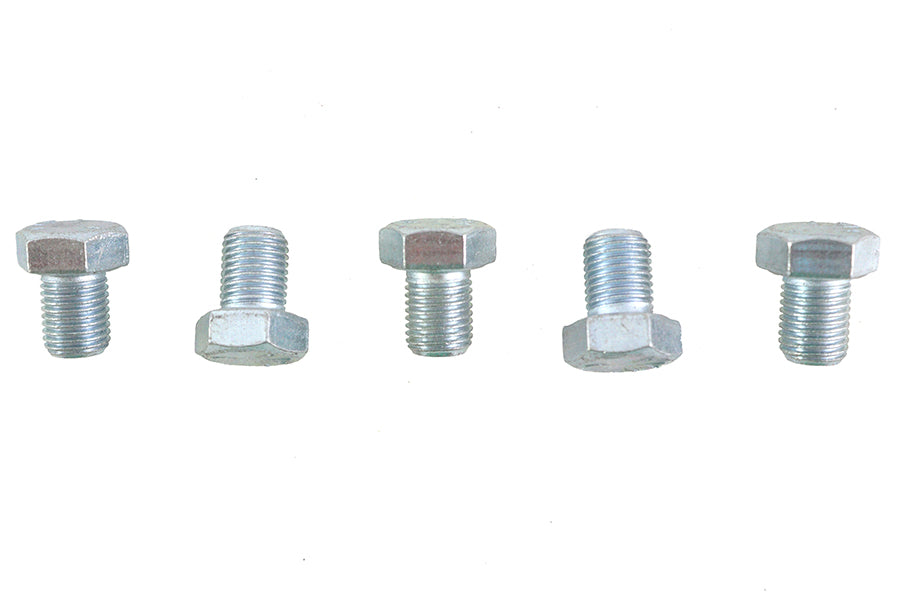 Zinc Hex Cap Bolts 3/8-24 x 1/2